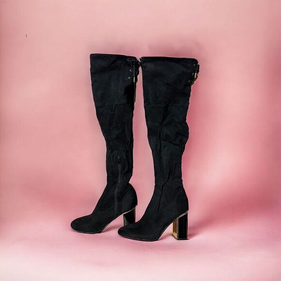 Guess Black High Heel Boots - Picture 1 of 12